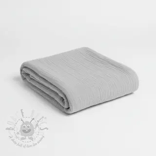Kaksinkertainen harsokangas/musliini light grey