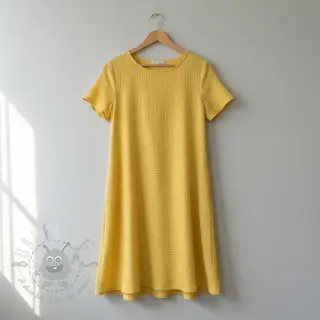 Kaksinkertainen harsokangas/musliini soft yellow