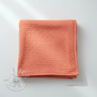 Kaksinkertainen harsokangas/musliini coral