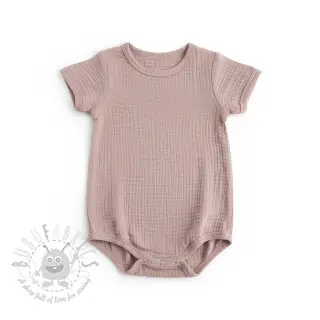 Kaksinkertainen harsokangas/musliini old rose