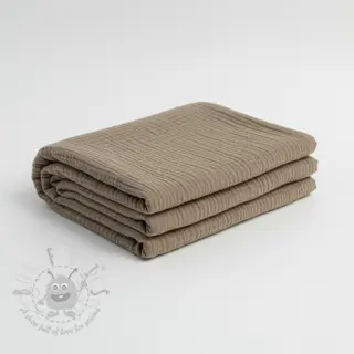 Kaksinkertainen harsokangas/musliini sand ORGANIC
