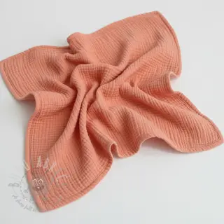 Kaksinkertainen harsokangas/musliini salmon