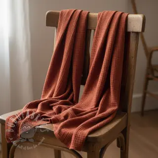 Kaksinkertainen harsokangas/musliini terra ORGANIC