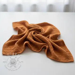 Kaksinkertainen harsokangas/musliini brique ORGANIC