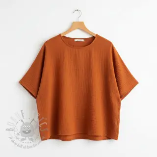 Kaksinkertainen harsokangas/musliini rust ORGANIC