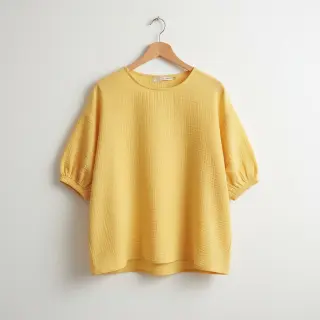 Dvojitá gázovina/mušelín soft yellow ORGANIC