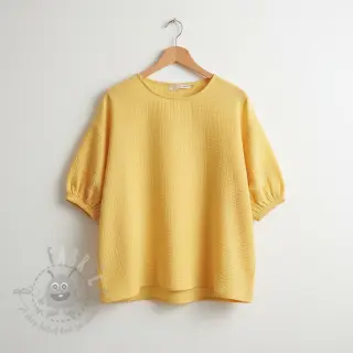 Kaksinkertainen harsokangas/musliini soft yellow ORGANIC