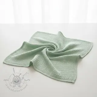 Kaksinkertainen harsokangas/musliini mint ORGANIC