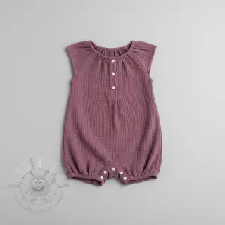 Kaksinkertainen harsokangas/musliini purple ORGANIC