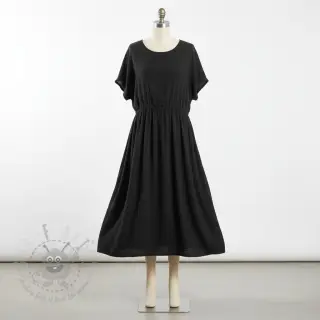 Kaksinkertainen harsokangas/musliini black
