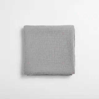 Dvojitá gázovina/mušelín grey