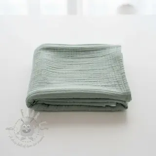 Kaksinkertainen harsokangas/musliini dark mint