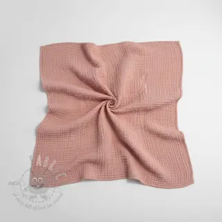 Kaksinkertainen harsokangas/musliini soft rose
