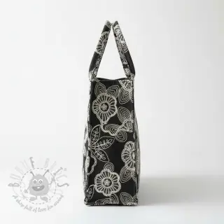 Puuvillakangas JEANS EMBROIDERY Niva design C