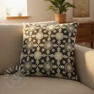 Puuvillakangas JEANS EMBROIDERY Niva design D