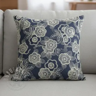 Puuvillakangas JEANS EMBROIDERY Niva design Ja