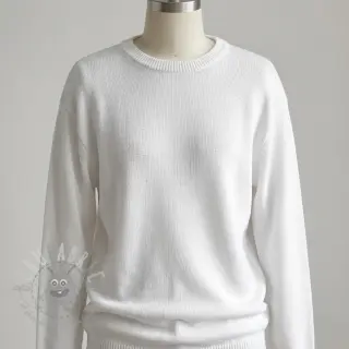 Svetrovina BABY KNIT white