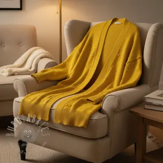 Neuletrikoo BIG KNIT DOT ochre