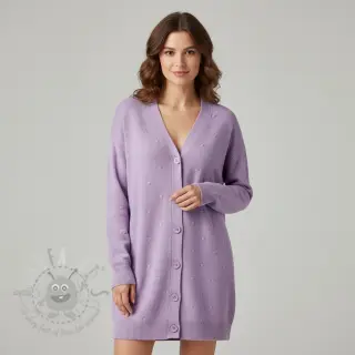 Neuletrikoo BIG KNIT DOT violet