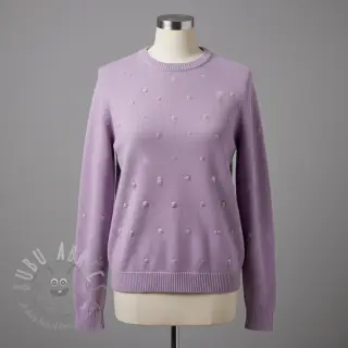 Neuletrikoo BIG KNIT DOT violet