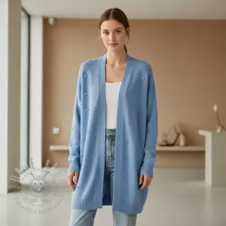 Neuletrikoo BIG KNIT DOT blue