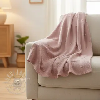 Neuletrikoo BIG KNIT DOT old pink