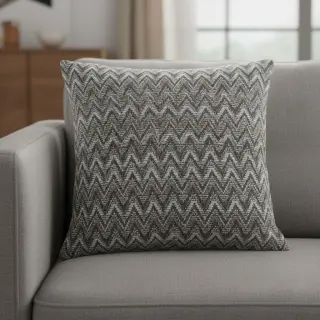 Pletenina jacquard Comfilia Zigzag wavy brown
