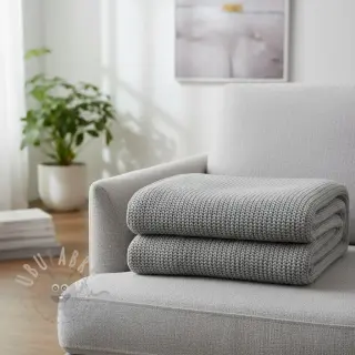 Svetrovina BIG KNIT light grey