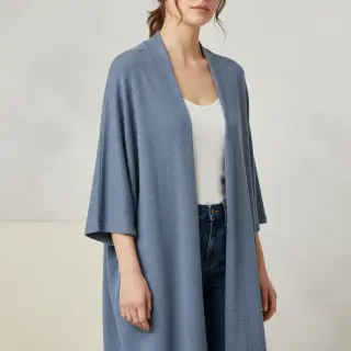 Svetrovina BIG KNIT blue