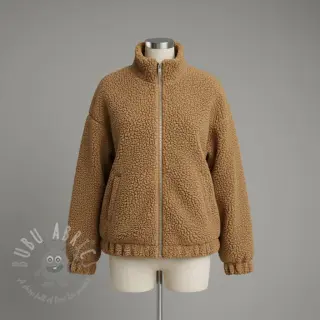 Päällystakkikangas TEDDY camel