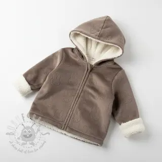 Vauvan plyysikangas TEDDY Bunny taupe