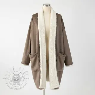 Vauvan plyysikangas TEDDY Bunny taupe