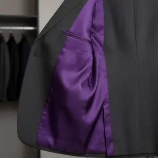 Satén dark purple