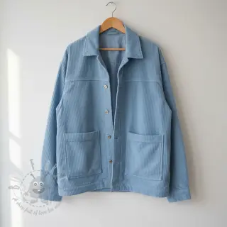 Vakosametti 6W WASHED STRETCH light blue