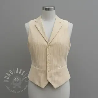 Vakosametti 6W WASHED STRETCH butter