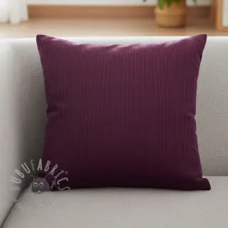 Vakosametti 6W WASHED STRETCH aubergine