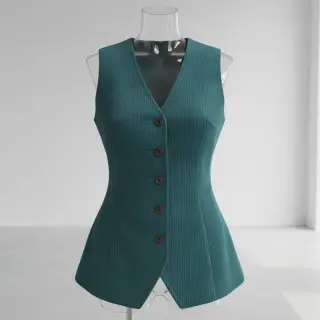 Menčester 6W WASHED STRETCH petrol