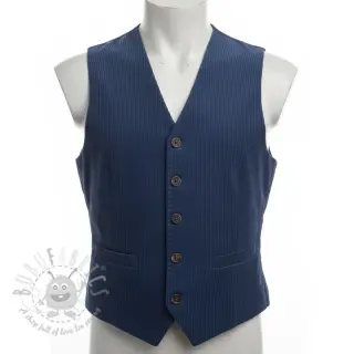 Vakosametti 6W WASHED STRETCH marine