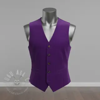 Vakosametti 6W WASHED STRETCH purple