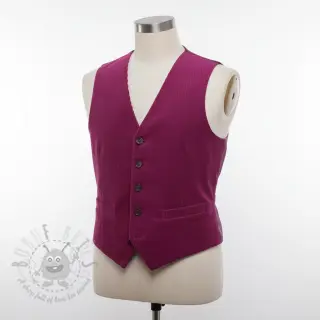 Vakosametti 6W WASHED STRETCH fuchsia