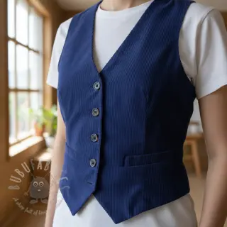 Vakosametti 6W WASHED STRETCH cobalt