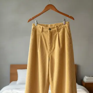 Menčester 6W WASHED STRETCH light yellow