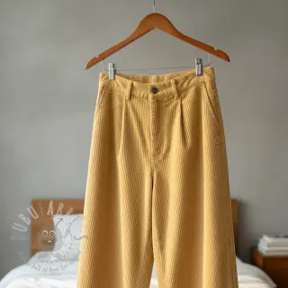 Vakosametti 6W WASHED STRETCH light yellow