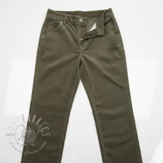 Vakosametti 6W WASHED STRETCH camo green