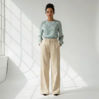 Menčester 6W WASHED STRETCH sand