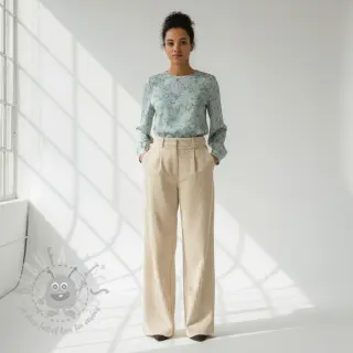 Vakosametti 6W WASHED STRETCH sand