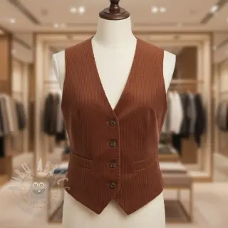 Vakosametti 6W WASHED STRETCH nutbrown