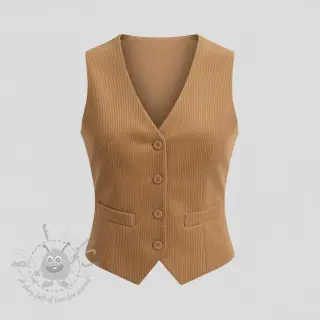Vakosametti 6W WASHED STRETCH camel
