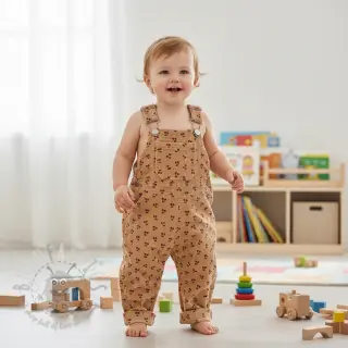 Vakosametti STRETCH Little cherry sand