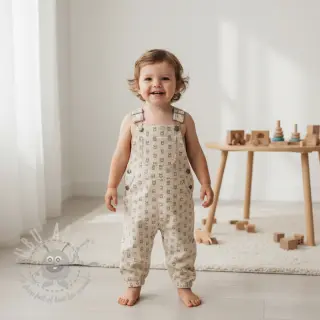 Vakosametti STRETCH Little bunny light sand
